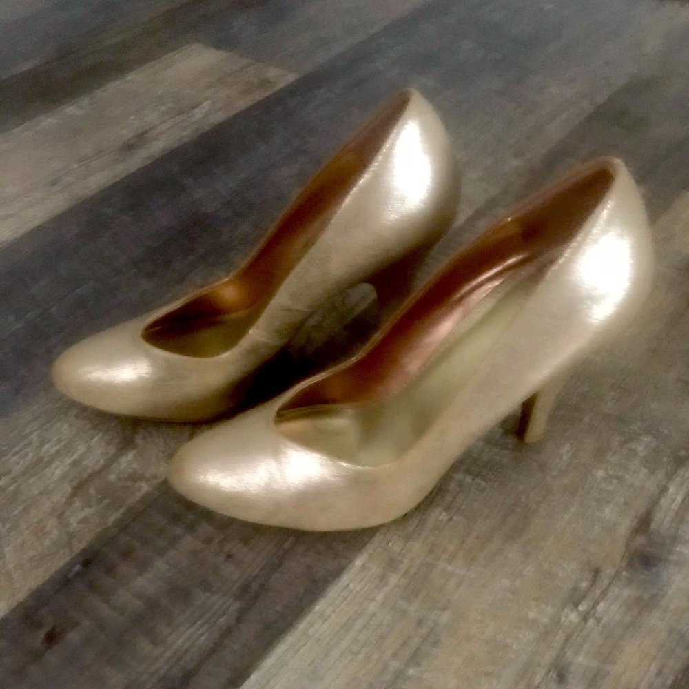 Gold heels